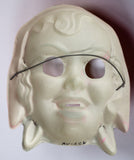 Vintage Gypsy Halloween Mask Collectible Costume Woman Witch Ghost Collegeville Ben Cooper Kusan