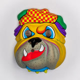 Vintage Bulldog with Hat Halloween Mask Collectible Costume Dog