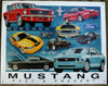 Ford Mustang Mach 1 GT  pony muscle car auto Tin metal sign Garage Mancave