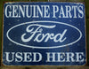 Ford Genuine Parts Tin Metal Ford Truck Car Collectors Garage Mancave