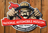 National Automobile Museum Large Tin Sign Nevada Race Car Show Collector Hot Rod