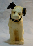 Cast Iron Dog Bank Terrier RCA Dog Vintage Styled Hand Painted Mantle Piece