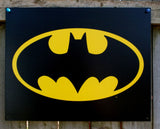 Batman Classic 1989 Logo DC Comics Tin Sign Comic Book Superhero Bat Signal