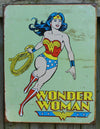 DC Comics Wonder Woman Tin Sign Super Hero Lasso Red Boots Amazing Amazon D021
