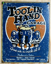 Tool N Hand Garage Tin Sign Man Cave Mechanic Hot Rod Ford Chevy Dodge Auto