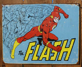 The Flash Tin Sign Detective Comics DC Comic Book Justice League Super Hero