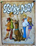 Scooby Doo Warner Bros Tin Sign Cartoon Mystery Machine 70s Childs Birthday