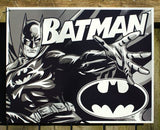 Batman DC Comics Tin Metal Sign Comic Book Superhero Man Cave Dark Knight