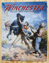 Winchester Guns & Cartridges Tin Sign Cowboy Western Horse Barn Rodeo Rifle