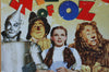 Wizard Of Oz Tin Metal sign Movie Poster Tin Man Dorothy Scarecrow Lion Toto