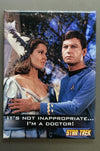 Star Trek Im A Doctor Refrigerator FRIDGE MAGNET Spock Captain Kirk Humor P31