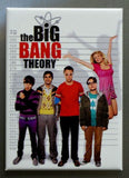 The Big Bang Theory Line Up Refrigerator FRIDGE MAGNET Sheldon Howard Raj O19