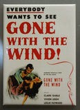Gone With The Wind Refrigerator FRIDGE MAGNET Movie Poster Clark Gable