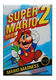 Nintendo Super Mario Bros 2 Refrigerator Fridge Magnet Arcade Video Game NES