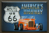 US Route 66 Americas Highway FRIDGE MAGNET Hot Rod Garage Mechanic Car Truck D10