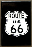 US Route 66 Highway FRIDGE MAGNET Hot Rod Garage Mechanic Car Truck Dinner D08