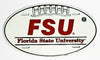 Florida State Seminoles Aluminum Football License Sign Man Cave NCAA FSU F010