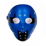 Blue & Black Goalie Halloween Mask Jason Friday The 13th Horror Hockey Spooky