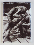 Creature from the black lagoon kissing FRIDGE MAGNET monster kiss retro S02