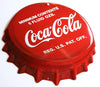 Large Coca Cola Bottle Cap Premium Embossed Tin Sign Pop Soda Coke Ande Rooney