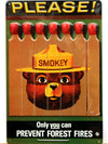 Smokey The Bear Premium Embossed Tin Sign Vintage Style Ande Rooney Forest Fire