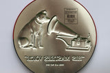 Victor RCA Nipper Dog Premium Embossed Round Tin Sign Vinyl Records Music Ande Rooney