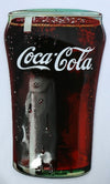 Coca Cola Glass Premium Embossed Tin Sign Soda Pop Coke Kitchen Ande Rooney