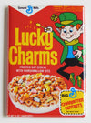 Lucky Charms cereal box FRIDGE MAGNETretro Leprechaun shamrock 4 leaf clover