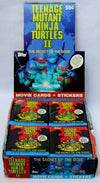 Vintage Topps TMNT Teenage Mutant Ninja 2 Turtles Wax Pack Trading Cards 3 Packs