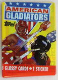 American Gladiators Vintage Topps Trading Cards THREE Wax Packs Sports