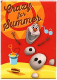 Olaf Disney Frozen FRIDGE MAGNET Snowman crazy for summer refrigerator magnet R15