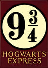 Harry Potter Hogwarts Express FRIDGE MAGNET 9 3/4 three quarter wizard school H15