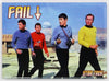 Star Trek Red Shirt Fail FRIDGE MAGNET Captain Kirk Spock Enterprise Kitchen B31