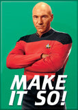 Star Trek The Next Generation Make It So FRIDGE MAGNET Jean Luc Picard B28