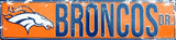Denver Broncos Drive Tin Metal Street Sign NFL Football Team