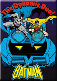 Batman The Dynamic Duo FRIDGE MAGNET DC Comics Comic Books Robin Batmobile G16