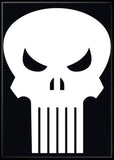 The Punisher Marvel Comics Black & White FRIDGE MAGNET Skull Logo S12