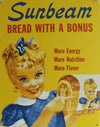 Sunbeam Bread Vintage Styled Advertisement Tin Metal Sign Ad Grocery Kitchen