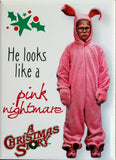 He Looks Like A Pink Nightmare A Christmas Story FRIDGE MAGNET Funny Movie ATAM
