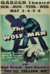 The Wolf Man Lon Chaney Movie Poster FRIDGE MAGNET Cult Classic Monster Movie N05