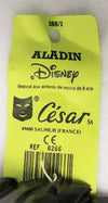 Vintage Walt Disney Aladdin Halloween Costume Mask Rare CeSar French Import 1992 Plastic Toy 90s Cartoon