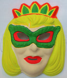 Vintage Queen Masque Halloween Mask Crown Tiara Domino Blonde Y102