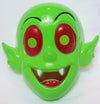 Vintage Little Dracula Green Halloween Mask 1990s 90s Cartoon Vampire Y236
