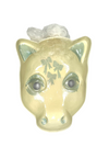 Vintage My Little Pony  Halloween Mask White Bows Plastirama Hasbro Bradley Rare Import