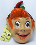 Vintage Walt Disney Peter Pan Halloween Mask 1980s 80s Cesar Costume Rare Y075