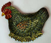 Cast Iron Rooster Dish Ash Tray Vintage Style Hen Chicken Farm Barn Country Kitchen Decor
