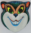 Vintage Smiling Cat Halloween Mask Zest 1960s 60s Black Light Reactive Y111
