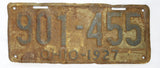 Vintage 1927 License Plate Ohio State Hot Rod Muscle Car Historical Garage 27