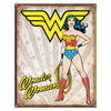 Vintage Style Wonder Woman Tin Sign DC Comics Justice League Retro