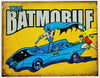 The Batmobile Tin Sign DC Comics Batman and Robin Vintage Style Dark Knight